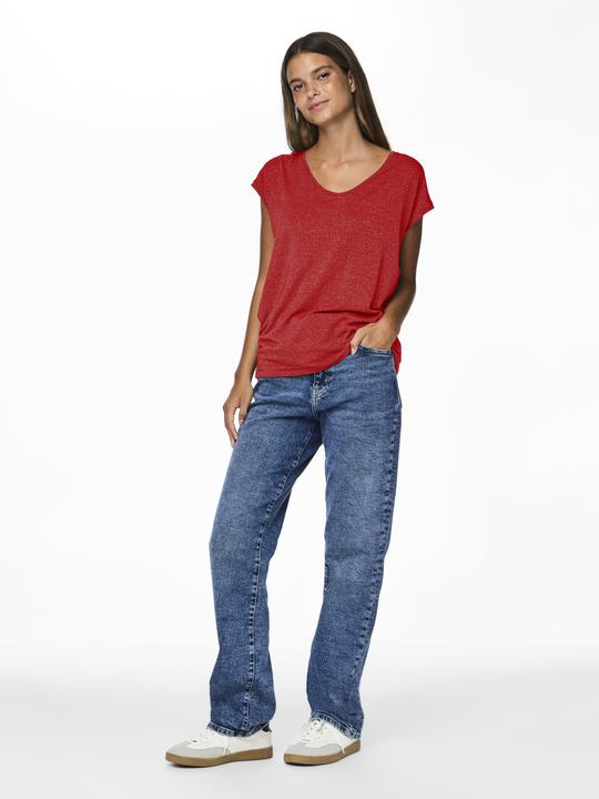 Actual product image Pieces Pcbillo Tee Lurex Stripes Noos Bc (M)