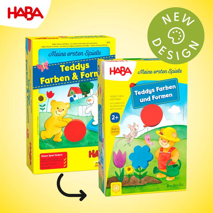 Immagine prodotto Haba I miei primi giochi I colori e le forme di Teddy (Francese, Italiano, Tedesco, Olandese, Inglese, Spagnolo)