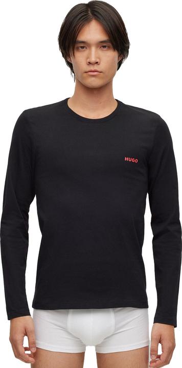 Produktbild HUGO Herren Ls-Shirt Rn Triplet Longsleeve, Black1, M EU (M)