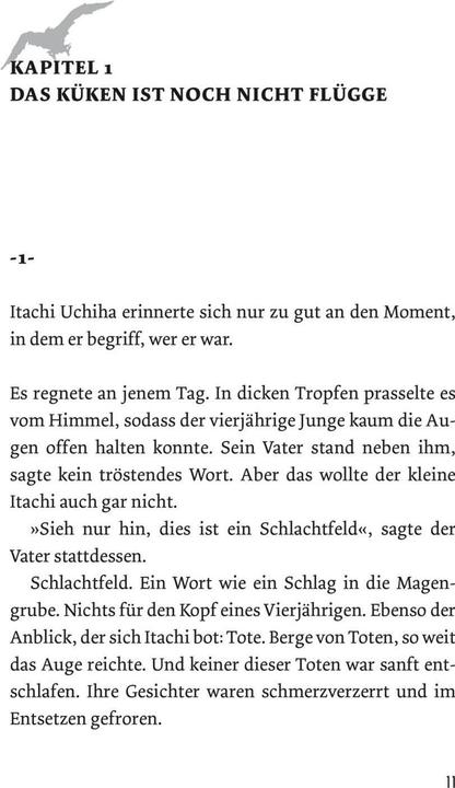 Nährwerte und Zutaten Naruto Itachi Shinden - Buch des strahlenden Lichts (Nippon Novel) (Deutsch, Takashi Yano, 2017)