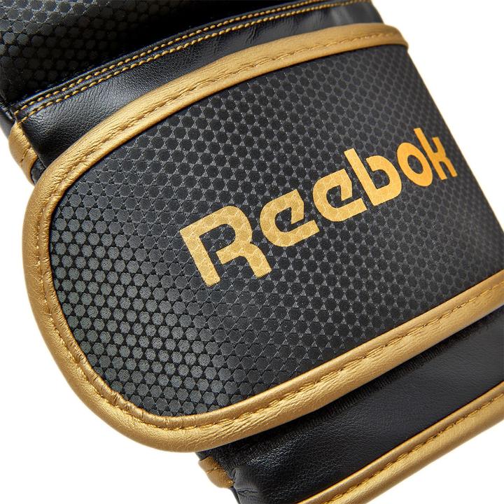 Actual product image Reebok Boxing Gloves Pro Black/Gold (12 OZ, 12)