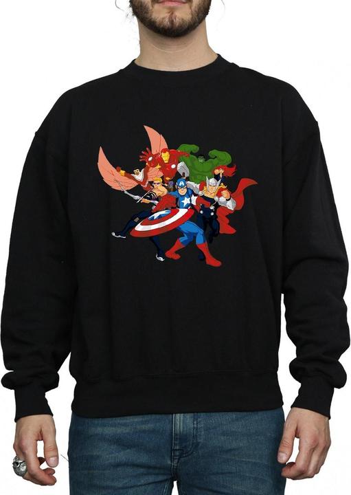 Produktbild Avengers Assemble Comic Team Sweatshirt (S)