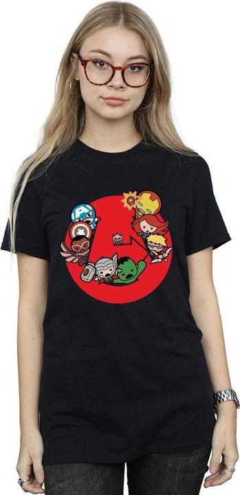 Image du produit - T-shirt KAWAII AVENGERS READY STEADY WAR - Femme (M)