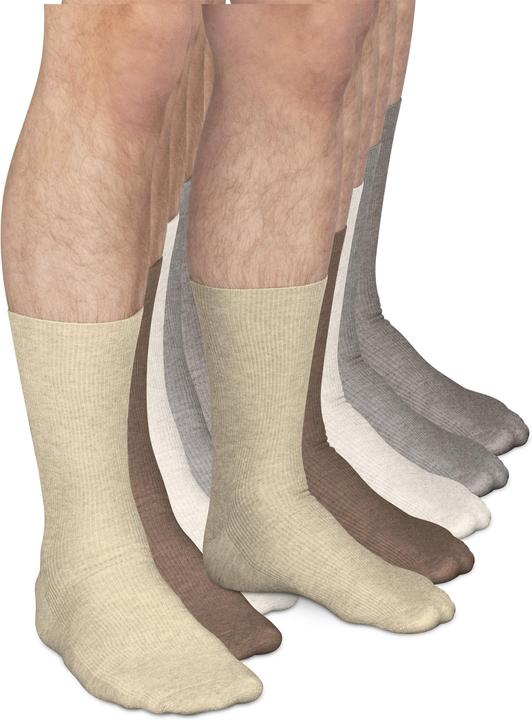 Produktbild Normani 10 Paar Gesundheitssocken mit hohem Baumwollanteil (10er Pack, 43 - 46)