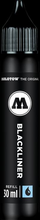 Actual product image Molotow Blackliner refill ink 30ml black (Refill unit, Black)