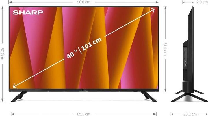 Actual product image Sharp 40FG4EA (40", LCD, Full HD, 2022)