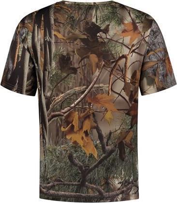 Actual product image Stealth Gear T-shirt short sleeve camo forest print size XXL (M)