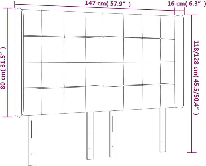 Produktbild VidaXL Benson (147 x 16 x 128 cm)
