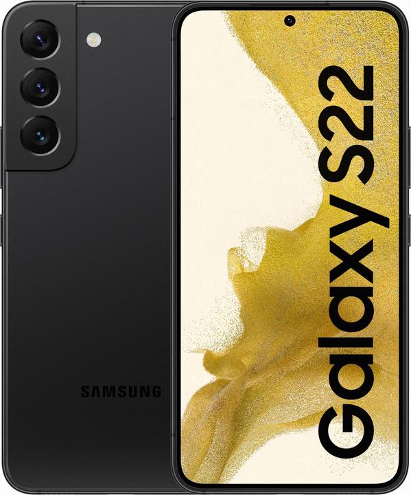Samsung Galaxy S22 EU (128 GB, Phantom Black, 6.10", Dual SIM, 50 Mpx, 5G)