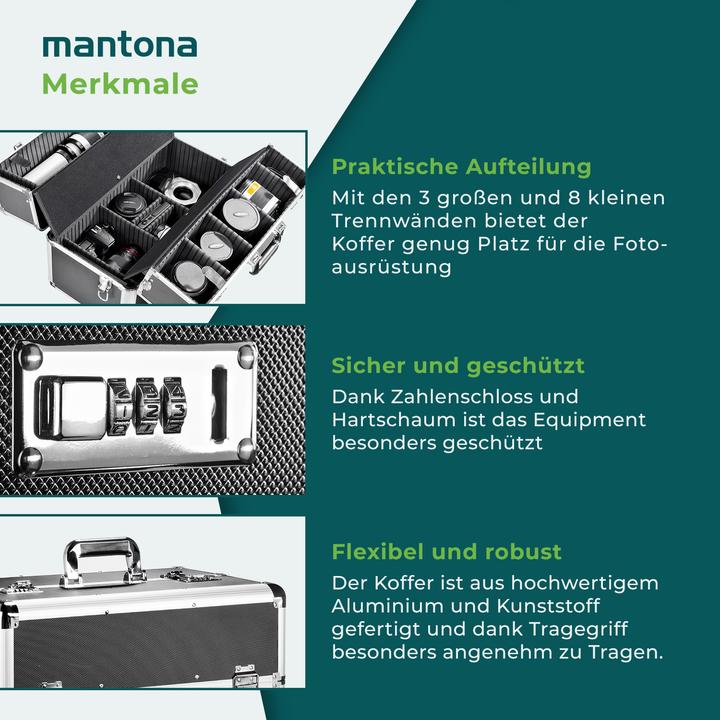 Immagine prodotto mantona Custodia per attrezzature fotografiche (Custodia fotografica, 4 l)