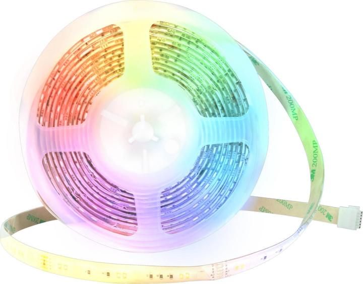 Produktbild Woox Smart LED Strip +Adapter RGB+WW, Alexa, Google Home (Mehrfarbig, 500 cm, Indoor)