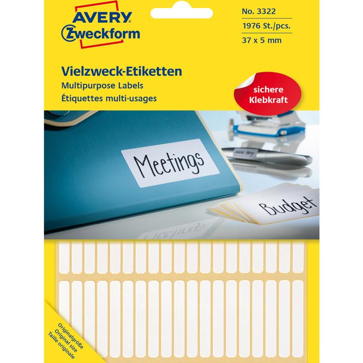 Actual product image Avery Mini Organisation Labels