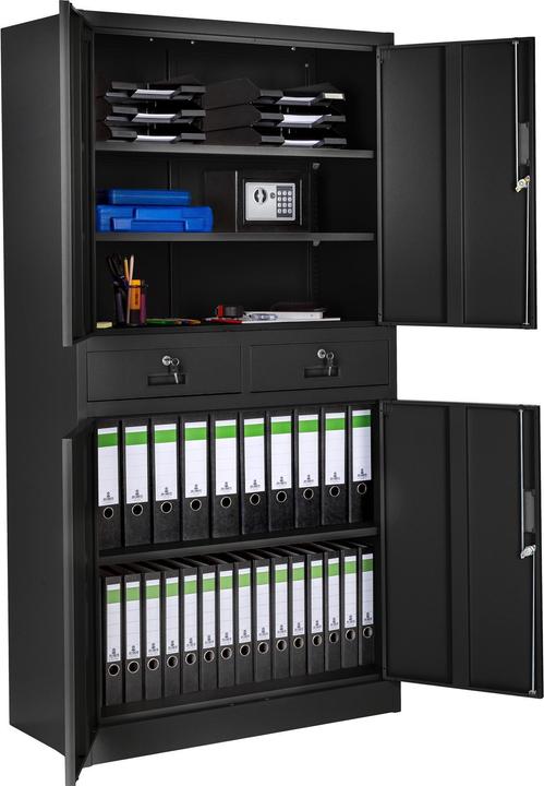 Actual product image tectake Filing cabinet (80 x 40 x 180 cm)