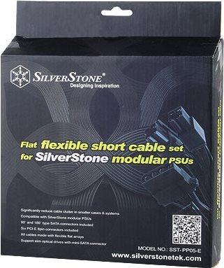 Image du produit Silverstone set de câbles d'alimentation courts pour Strider, bande plate
