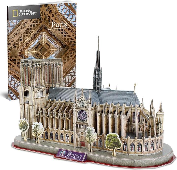 Produktbild Cubicfun 3D Puzzle Notre-Dame de Paris 128 Teile (128 Teile)