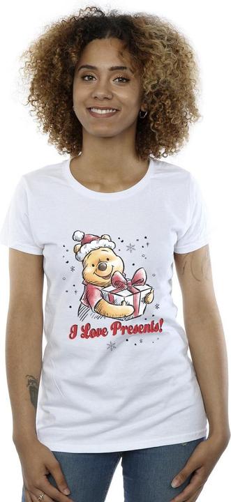 Actual product image Disney Womens/Ladies Winnie The Pooh Love Presents Cotton T-Shirt (L)