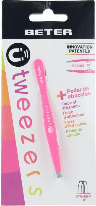 Image du produit Beter PINZA depilar magnética punta recta #fucsia