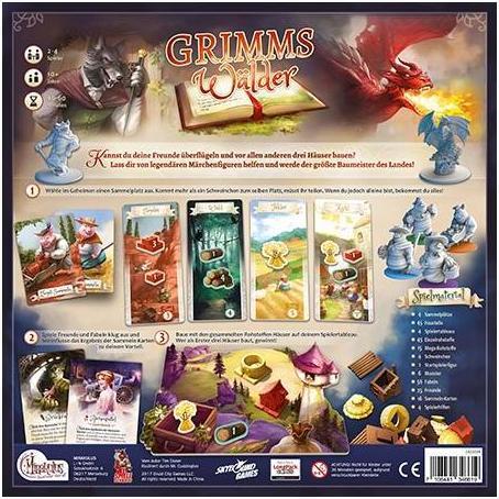 Immagine prodotto Mirakulus 1023034 - Grimms Wälder - Gioco da tavolo per 2 - 4 giocatori dai 10 anni in su (edizione DE) (Tedesco)
