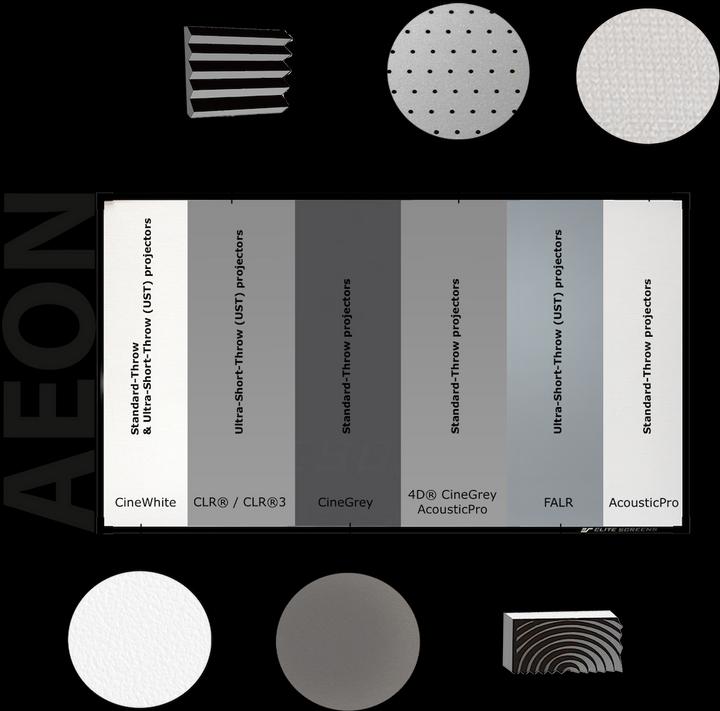 Image du produit Elite Screens Aeon Edge Free AR100H-A8K Écran sur cadre sans cadre visible 221,4x124,5cm 16:9 (16:9)