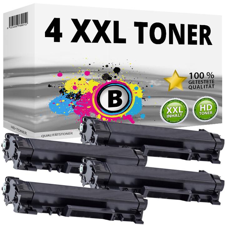 Druckfuxx 4x Toner XXL kompatibel Brother TN2420 HL-L2310D L2375DW L2710DN L2710