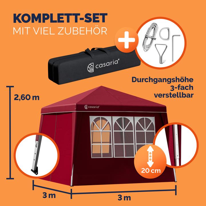 Produktbild Casaria Pavillon (300 cm, 300 cm)