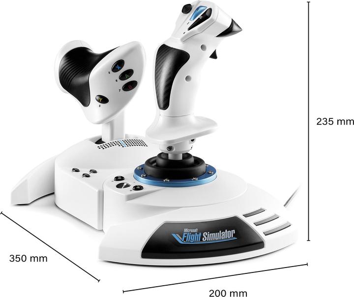 Image du produit Thrustmaster T. Flight Hotas One MSFS Édition spéciale (Xbox Series S, Windows, Xbox One S, Xbox One X, Xbox Series X)
