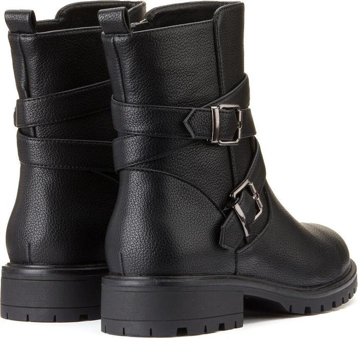 Produktbild La Redoute Collections Bikerstiefel mit flachem Absatz (37)