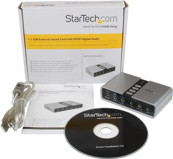 Image du produit StarTech Carte son USB 7.1 canaux (USB 2.0)