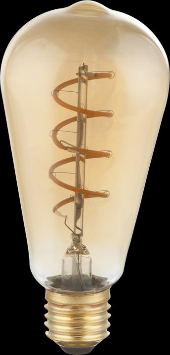 Actual product image Globo LED bulb brass 1xE27 LED Duban (E27, 4 W, 200 lm, 1 x, G)