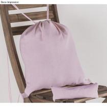 Rayher Borsa con cordino con coulisse, rosa, 2 S