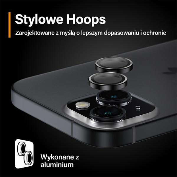 Immagine prodotto PanzerGlass Protezione lente fotocamera Hoops (1 Pezzo/i, Apple iPhone 15)