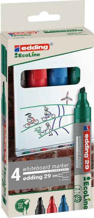 Produktbild Edding EcoLine 29 (Sortiert, 1 mm, 4 x)