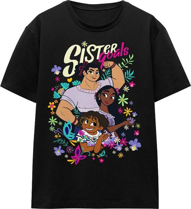Actual product image Universal Textiles Unisex Adult Sister Goals Mirabel Isabela Luisa T-Shirt (XL)