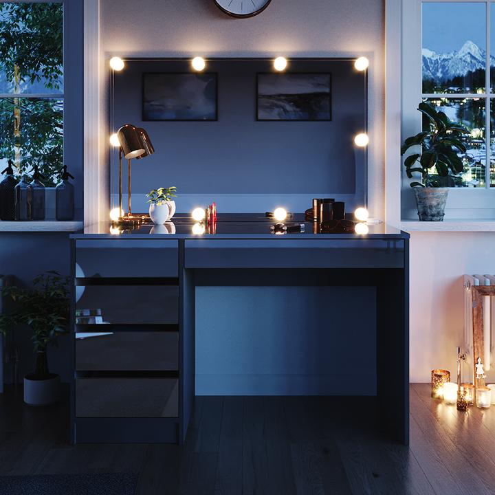 Actual product image Vicco Sherry with lighting (120 x 55 x 75 cm)