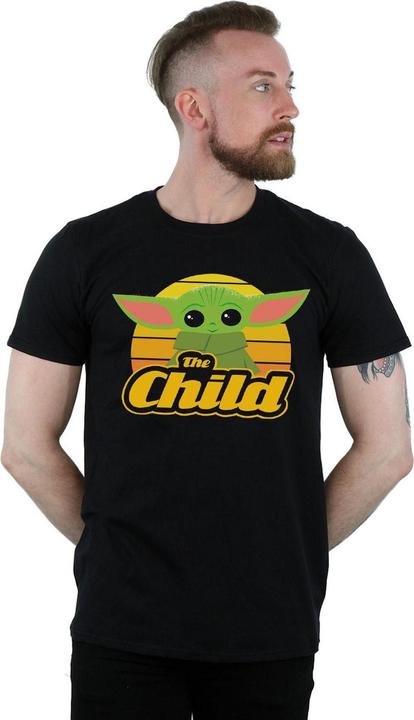 Actual product image Star Wars Mens The Mandalorian The Child Retro T-Shirt (3XL)