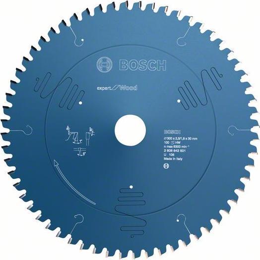 Productafbeelding Bosch Professional Zubehör Cirkelzaagblad EX WO T 254x30-.