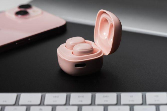Actual product image Wired headphones Blue Star BLUE STAR wireless earphones bluetooth TWS Mini A19 pink (3.50 h, Wireless)