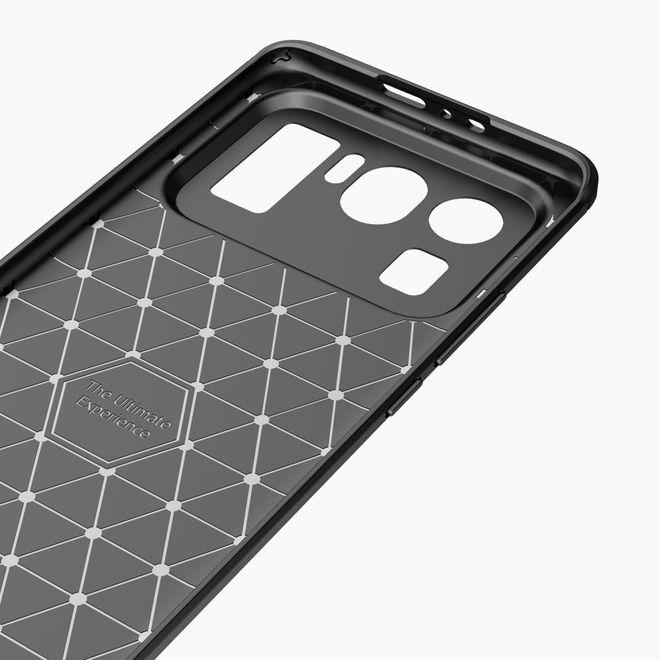 Immagine prodotto MU Style Serie Softcase in fibra di carbonio TPU (Xiaomi Mi 11 Ultra)