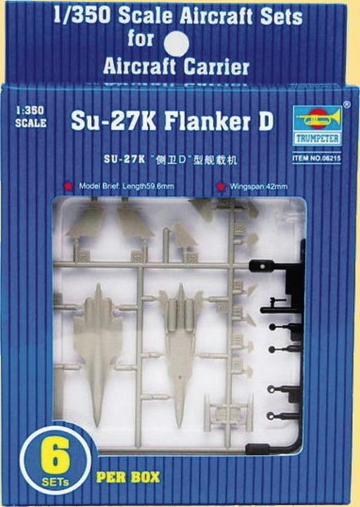 Actual product image Trumpeter Sukhoi Su-27 Flanker D