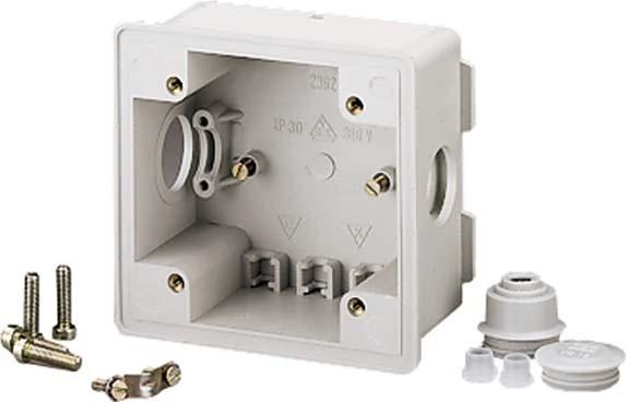 Mennekes MEN 40369 UP-Kasten mit ZubehÃ¶r fÃ¼r CEE-Anbausteckdosew