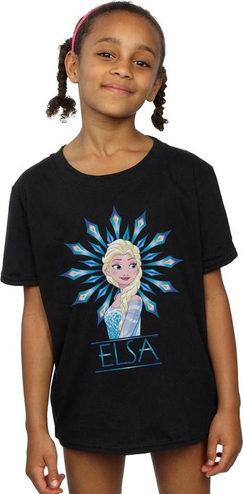 Image du produit Disney - T-shirt FROZEN ELSA SNOWFLAKE - Fille (116)