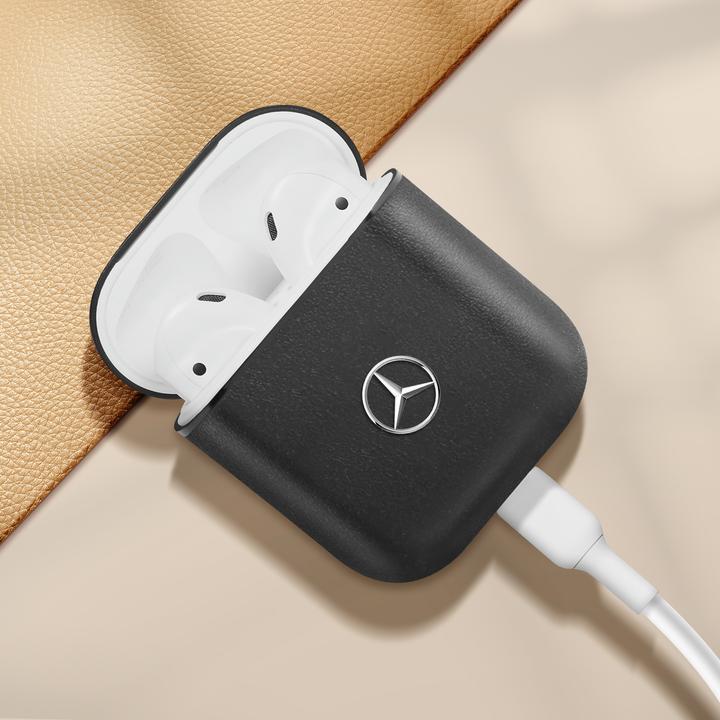 Actual product image Mercedes-Benz MEA2CSLBK AirPods cover czarny/black Electronic Line (Headphone sleeve)