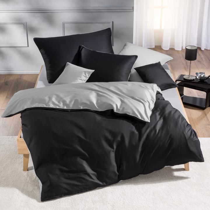 Produktbild Living Home UNI schwarz (Kopfkissenbezug, 65 x 65 cm)