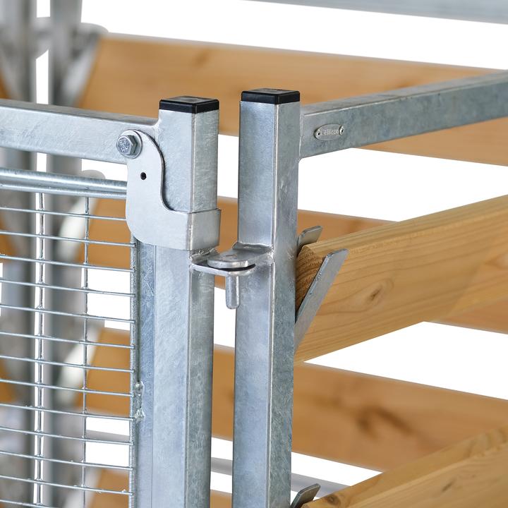 Immagine prodotto Bellissa Compostiera in legno/metallo con setaccio (1000 l)