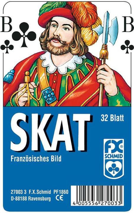 Produktbild Ravensburger Klassisches Skatspiel, Französisches Bild, 32 Karten in Klarsicht-Box (Deutsch)