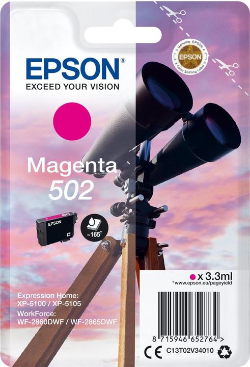 Immagine prodotto Epson 502 (M)
