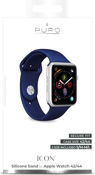 Image du produit Puro Icône 42-44mm (44 mm, Silicone, Apple Watch Series 4, Apple Watch Series 5, Apple Watch SE, Apple Watch Series 6)