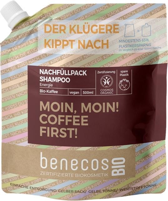 Image du produit Benecos Shampooing à la caféine NF (500 ml, Shampoing liquide)
