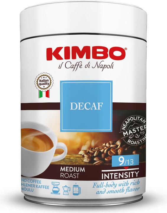 Kimbo Decaffeinato (Dunkle Röstung, 250 g)