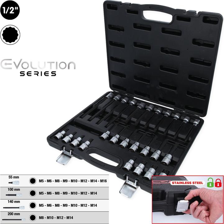 Actual product image KS Tools Bit-Stecknuss-Satz (5 mm, 6 mm, 8 mm, 9 mm, 10 mm, 12 mm, 14 mm, 16 mm)